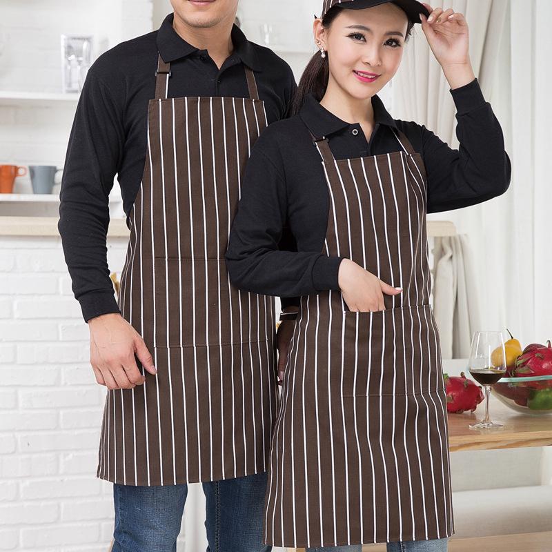 Cross-Collar Chef Apron: Hanging Neck Apron for Restaurants, Cafés, and Waitstaff