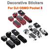 Decorative Stickers for DJI OSMO Pocket 3 Handheld Gimbal Camera Anti-Scratch Protective Film Decals Colorful Skins Accessories