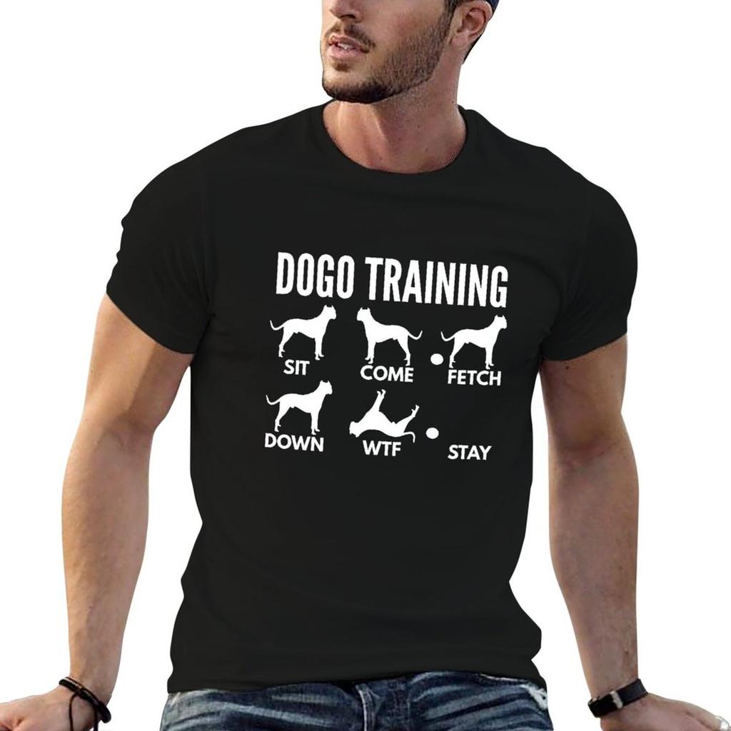 Dogo Training Dogo Argentino Tricks TShirt t shirts for Unisex cotton funny Unisex t shirts cotton TShirt