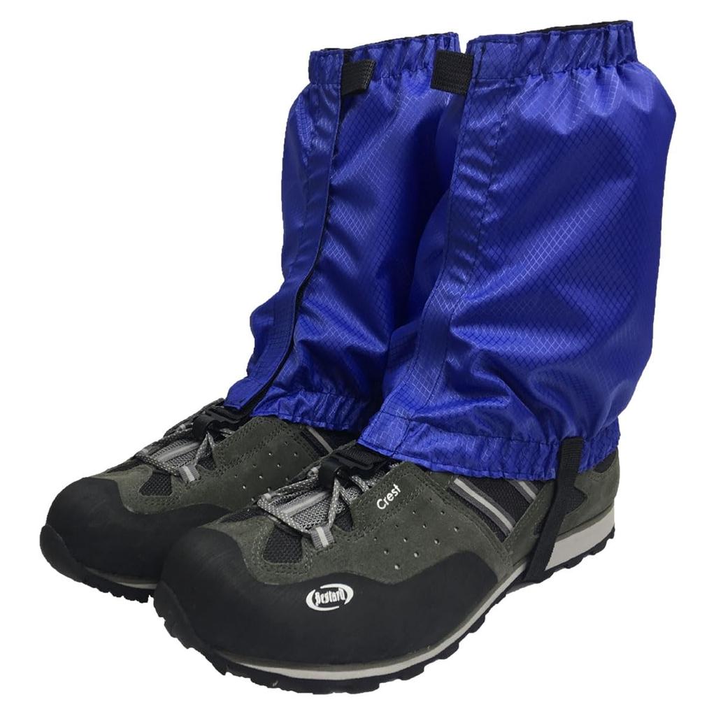 ENN LLC Gaiter Climbing Spats, Short Shoe Covers, Waterproof Mudguards for Trekking (Blue)