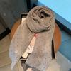 Striped Outer Shawl Linen Thin Long Scarf Comfortable Stacking Decoration Fashion Versatile Silk Scarf Shawl