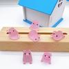 6Pcs DIY Garden Decors Cute Luminous Piggy Miniature Figurines Pig Cake Toppers