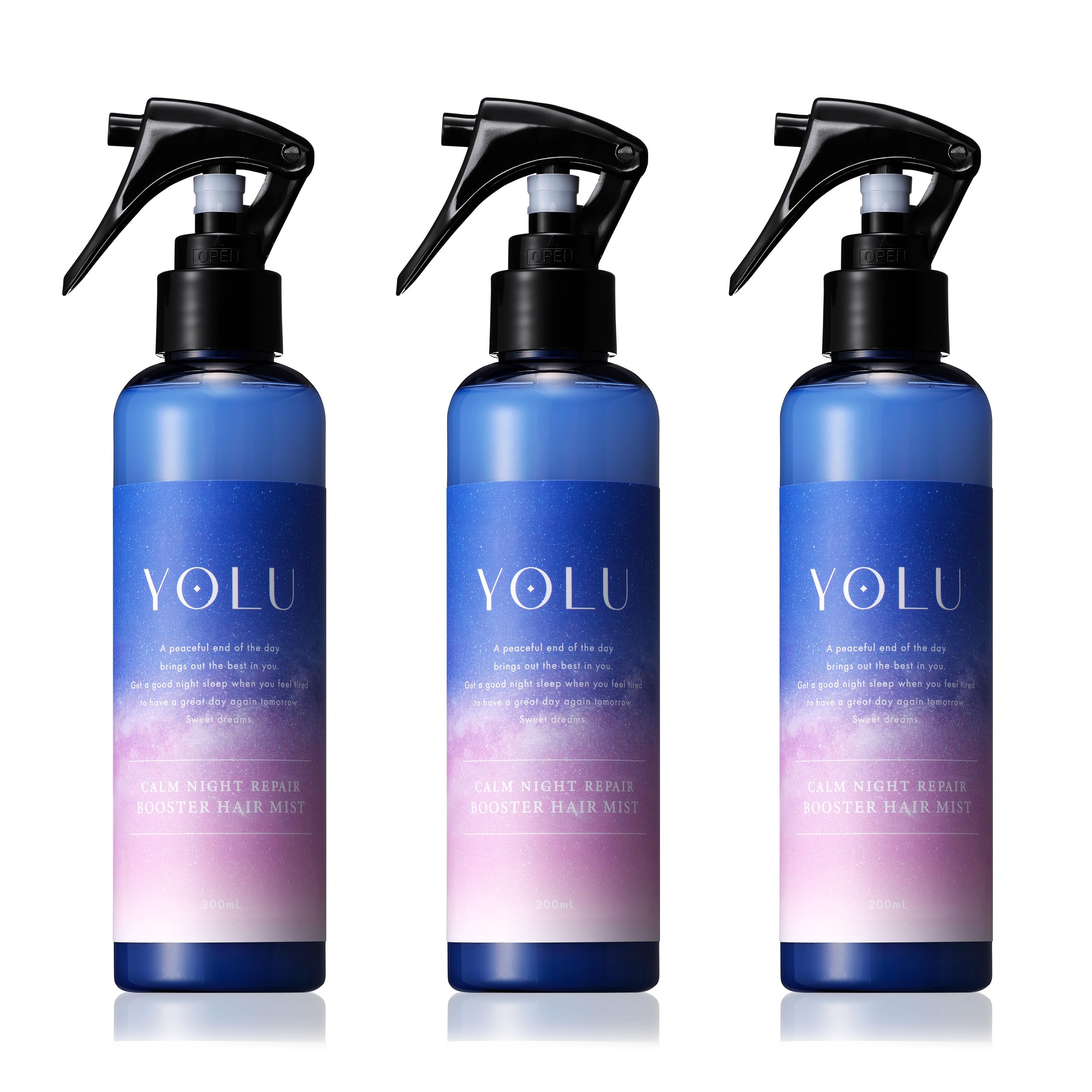 

YOLU Hair Mist Calm Night Repair 3 флакона