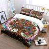 Colorful Tree Hippie Bohemian Decor Multiple Sizes Kid'S And Adults' Bedroom Exquisite 3Pc Bedding Set, Gift