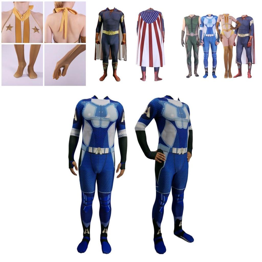 Costume Cosplay The Boys Per Adulti Bambini Homelander A-train Starlight Halloween
