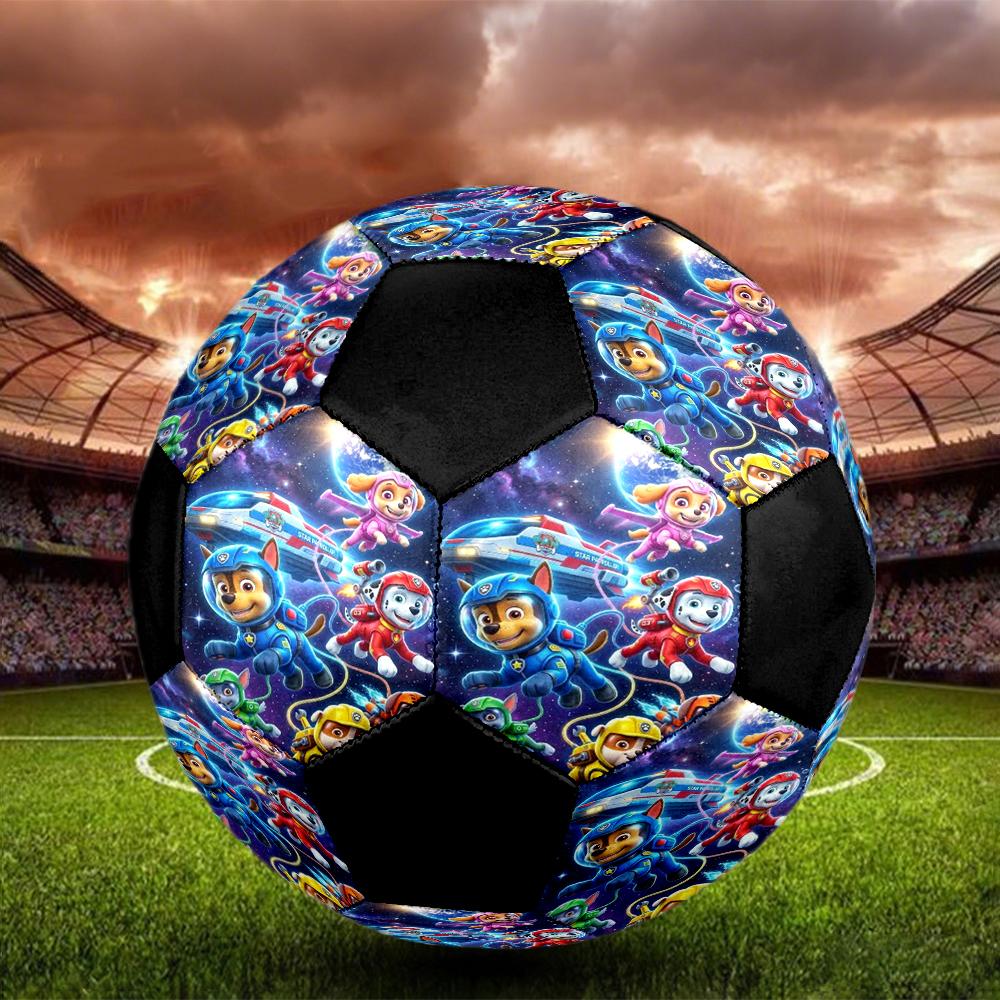 PAW Patrol Theme Size 5 Soccer Ball, Suitable for Both Indoor and Outdoor Matches, a Gift Suitable for Everyone.