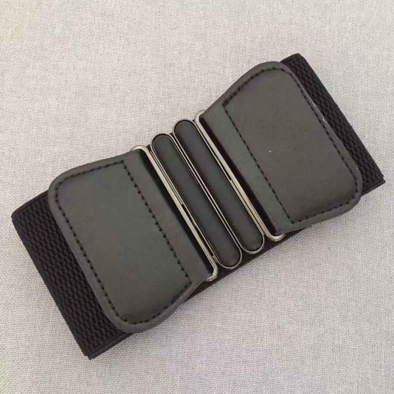 And Stylish Comfortable Black Elastic Waist Belt For Women Ideal For Dressy Wear Casual