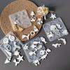Conch Shell Dolphin Anchor Pendant Decoration Epoxy Resin Mold Marine Animal Dolphin Silicone Mold Earrings Plaster Molds