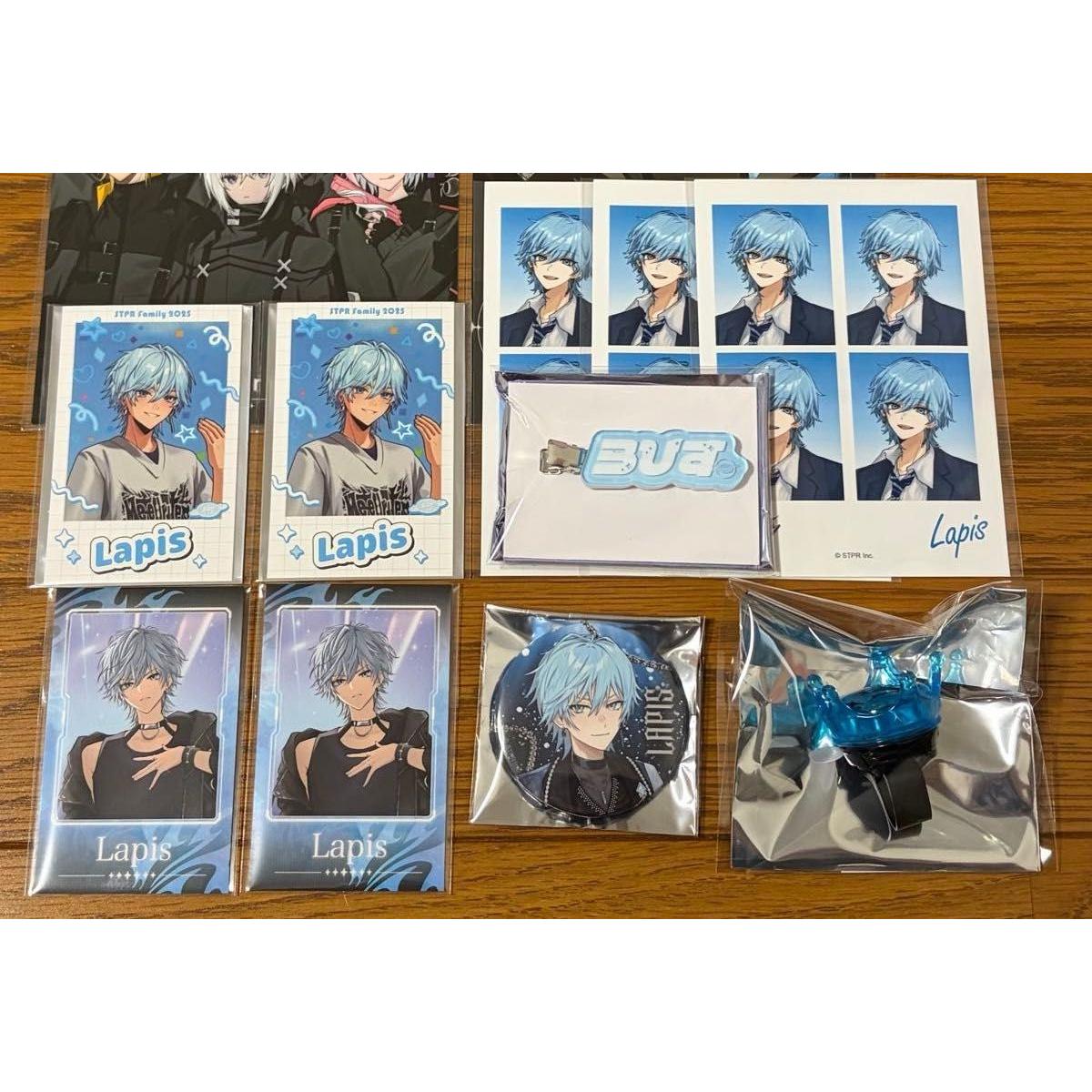 Used Lapis Photoca Can Badge Ring Light Hair Clip Bromide 11 Piece Set