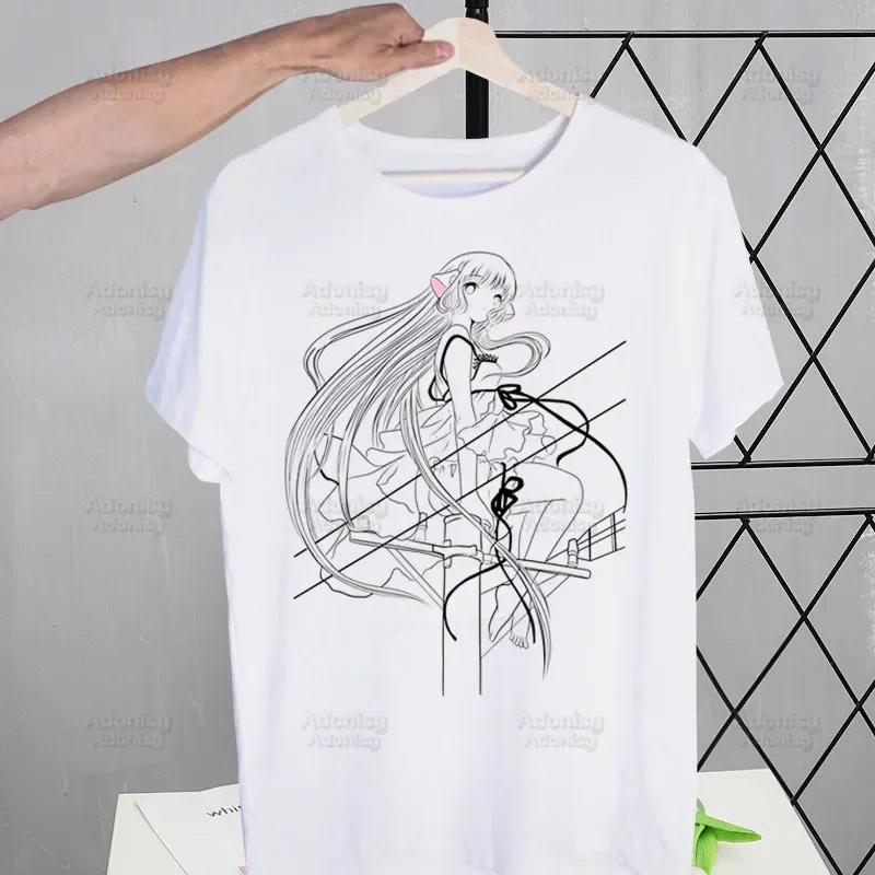 Chobits Chi Men's Tshirt Cute Printing Shirt Mens Fashion T-Shirt For Men Casual Tops Short Sleeve