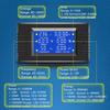 YOJOCK AC 100A Digital Multifunction Energy Meter with Blue Backlight and Watt Meter 6-in-1 Voltmeter/Ammeter, Meter, Power/Electric Display, 80-260V
