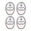 4Pcs Silicone Car Door Lock Cover Shock Absorber Accessories For VW GTI Polo Golf Passat Tiguan Arteon Touareg CC Taigo Hub Cap zq3