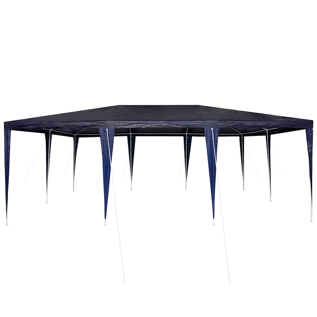 Party Tent Blue 600 X 400 X 266 Cm Polyethylene and Steel