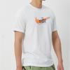 Nike Logo Print Casual Round Neck Short Sleeve T-Shirt Men Tops White FD0125-100