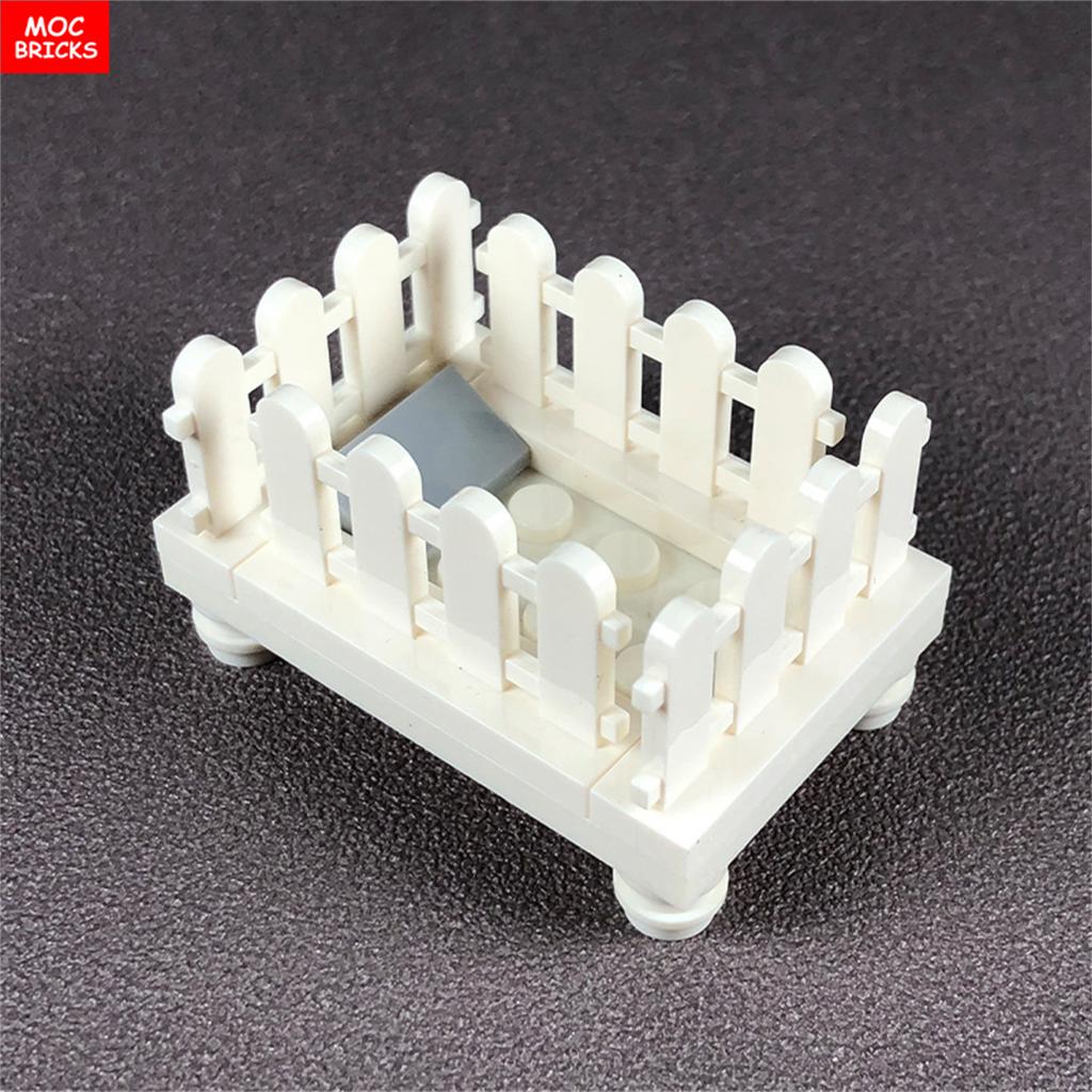 Non-Toxic Moc Bricks Baby Stroller Series Nursing Bottle Baby Figure Assembled Building Blocks Educational Toy For Children Gift