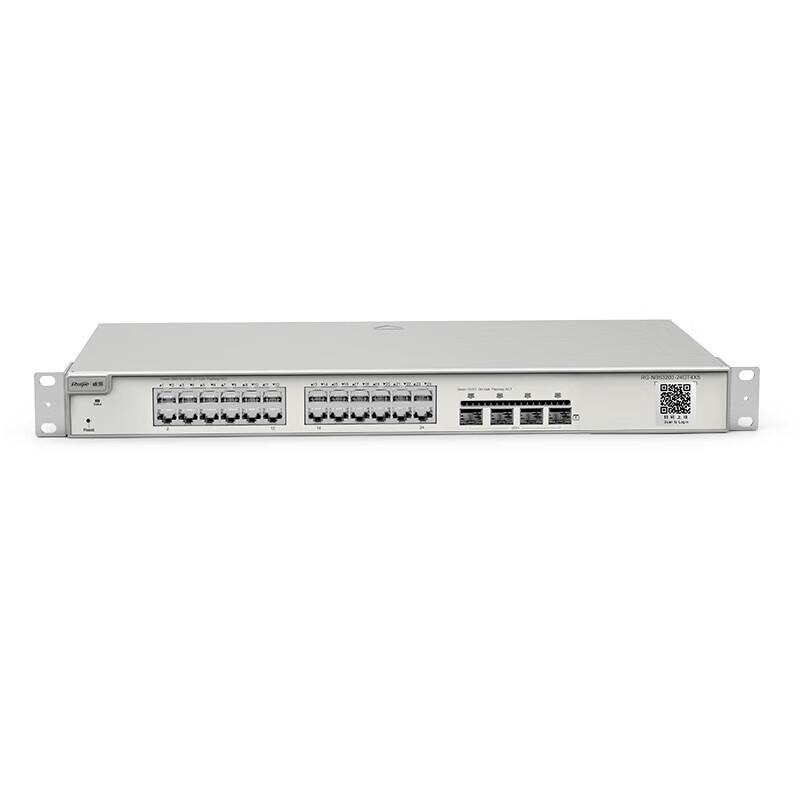 Ruijie 24-Port Gigabit Managed Ethernet Switch with 10G Uplink