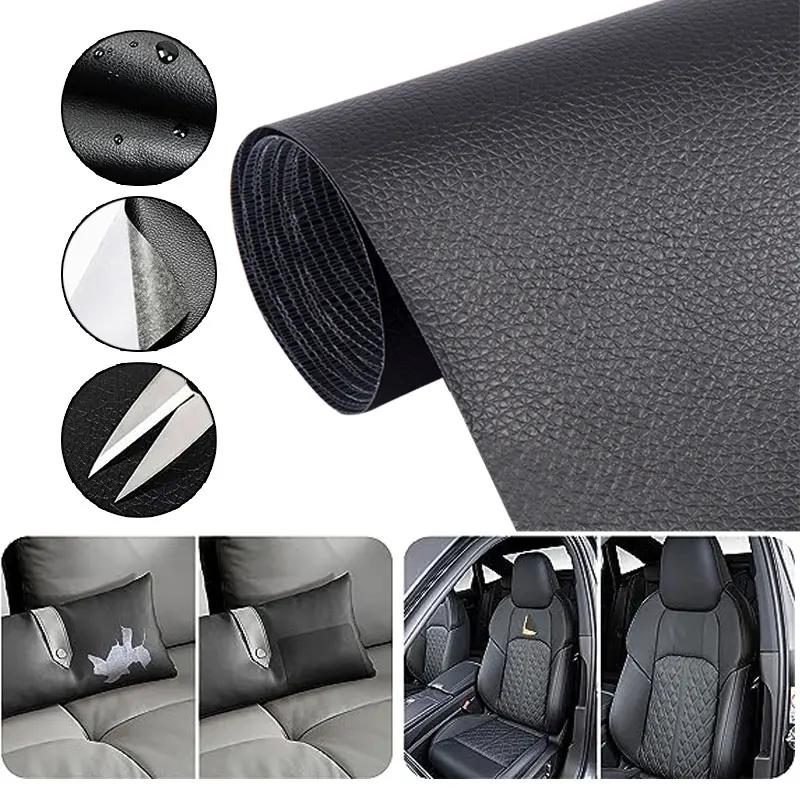 Car Seats Furniture Bags Repair Sticky Repair Patches Self-Adhesive Leather PU Leather Fabric Stickers for Auto Car Accessorise