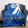 Name Custom Queens Park Rangers Print Flannel Blanket High Quality Warm Comfortable Cover for All Seasons Perfect for Gifts Home Decor