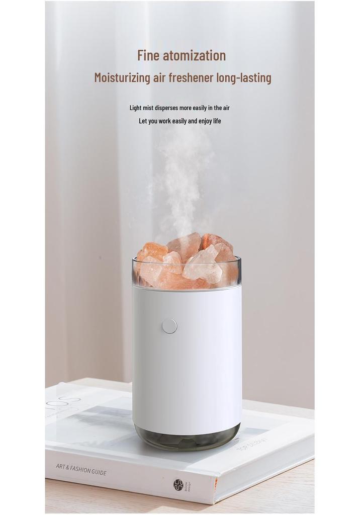 USB Aroma Diffuser with Seven-Color Light & Flame Simulation for Home