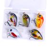 5 Stück Micro Crankbait Angelköder Langsam sinkend Vib Set Oberflächenköder Set Für Barsch Forellen Angelbegeisterte