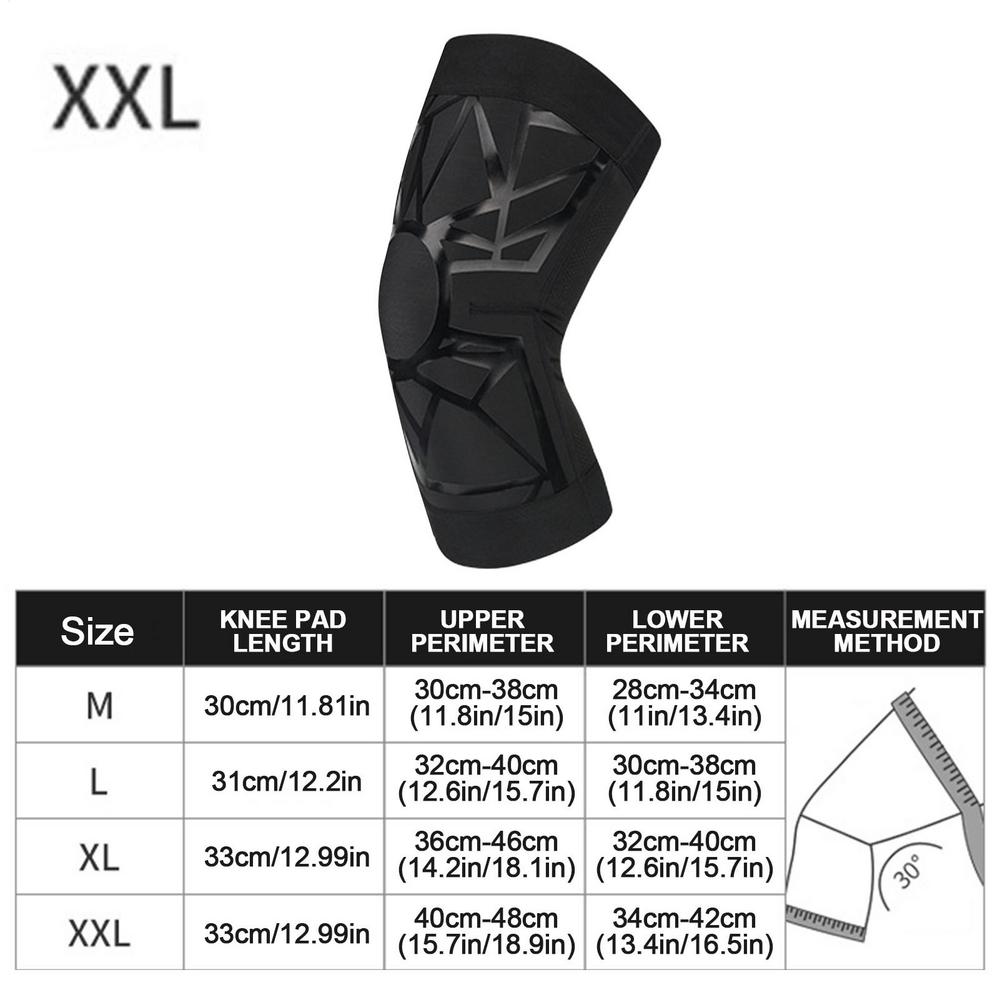 

Knee Support All-Day Comfort Fitness Adults Knee Support Brace For Sports For Cycling Mountaineering Basketball Skipping Rope M чёрный