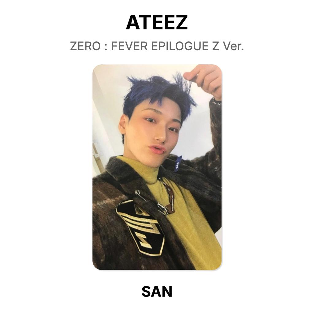 ATEEZ ZERO : FEVER EPILOGUE Z Ver. Official Photocard