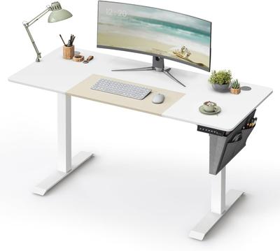 Electric Height Adjustable Desk, 60 X 140 X (72-120), Fully Adjustable, Spliced Top, Memory Function with 4 High