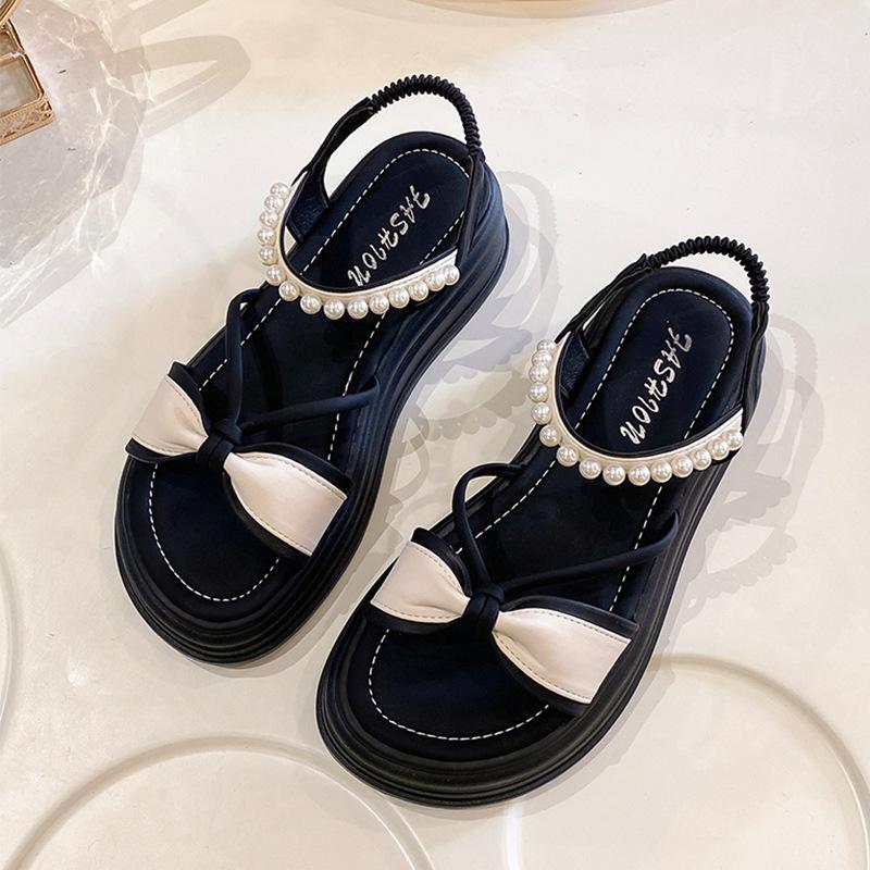 

Women s shoes High school students Junior high school students Sandals Women s summer versatile platform casual Roman beach sandals 35
