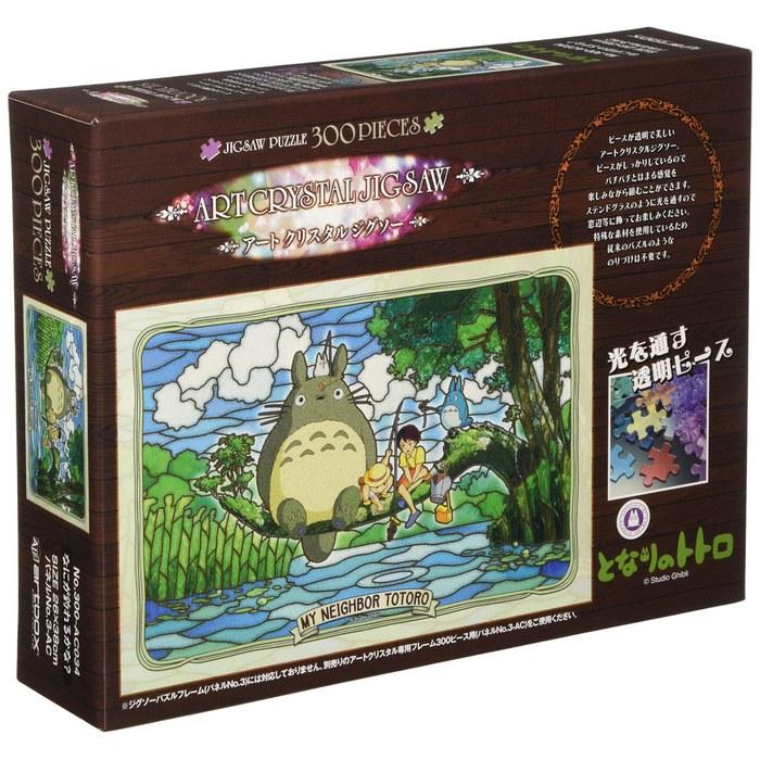 ENSKY Totoro What Will I Catch? 26x38cm Art Crystal Jigsaw Puzzle 300-Piece