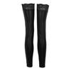 European & American Patent Leather Thigh High Stockings with Lace Trim - Sexy Women's Lingerie