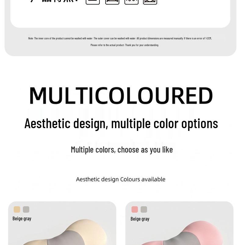 Multifunctional Pillow: Lumbar, Back Support & Leg Cushion for Sleeping
