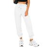 Women's solid color high-waisted sports and casual sweatshirt pants