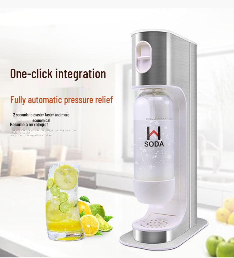 Nibu Soda Water Maker: Home & Commercial Beverage Carbonator for Soda, Bubbles, and Milk Tea.