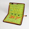 Creative Zipper Football Tactical Board Leather Magnetic Portable Soccer Coaching Board with Magnet Chess Pen Eraser