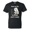Alabama White Thang - Cryptid Hunting Horror T-Shirt - Black
