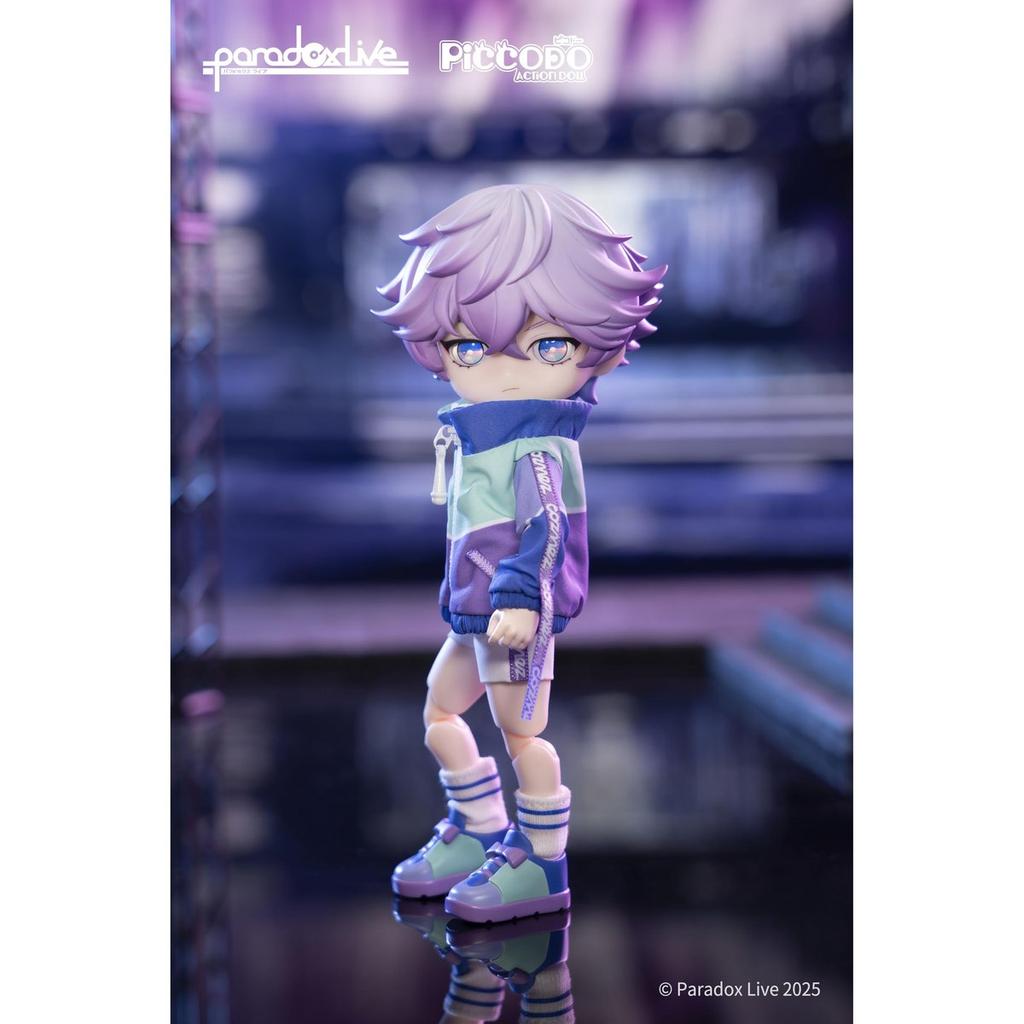 GENESIS PICCODO Paradox Live Nayuta Yatonogami Chibi Action Doll Figure, 15cm Collectible Anime Toy with Interchangeable Parts and Clothes