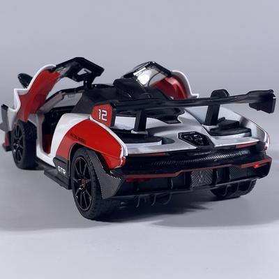 1:24 McLaren Senna Track Edition Supercar Metal Alloy Diecast Toy Car Model Sound And Light Children's Toy Collectibles Birthday