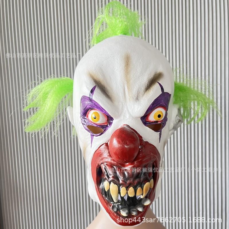 Halloween Funny Redhead Clown Return Year Redhead Clown COS Classic Horror Full Face Mask