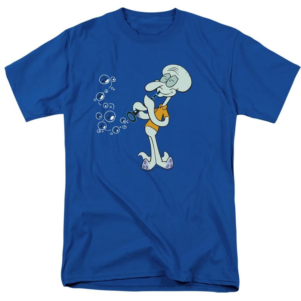 SpongeBob SquarePants Squidward Clarinet Mens T-Shirt S-5XL Officially Licensed XXXXL