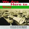 We Are Here To Stay by Tawfiq Zayyad Paperback Book 9781739772260