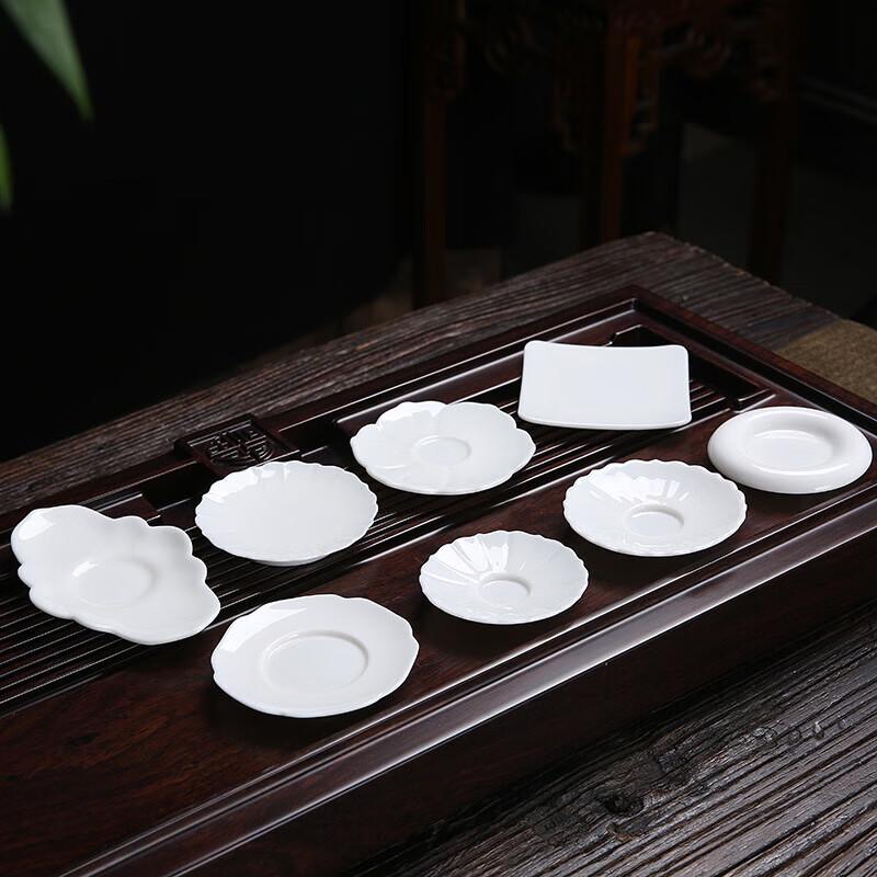 

Mutton-fat Jade White Porcelain Tea Coaster