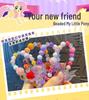Genuine My Little Pony Beaded Keychain: Twilight Sparkle & Pinkie Pie Figurine Ornament