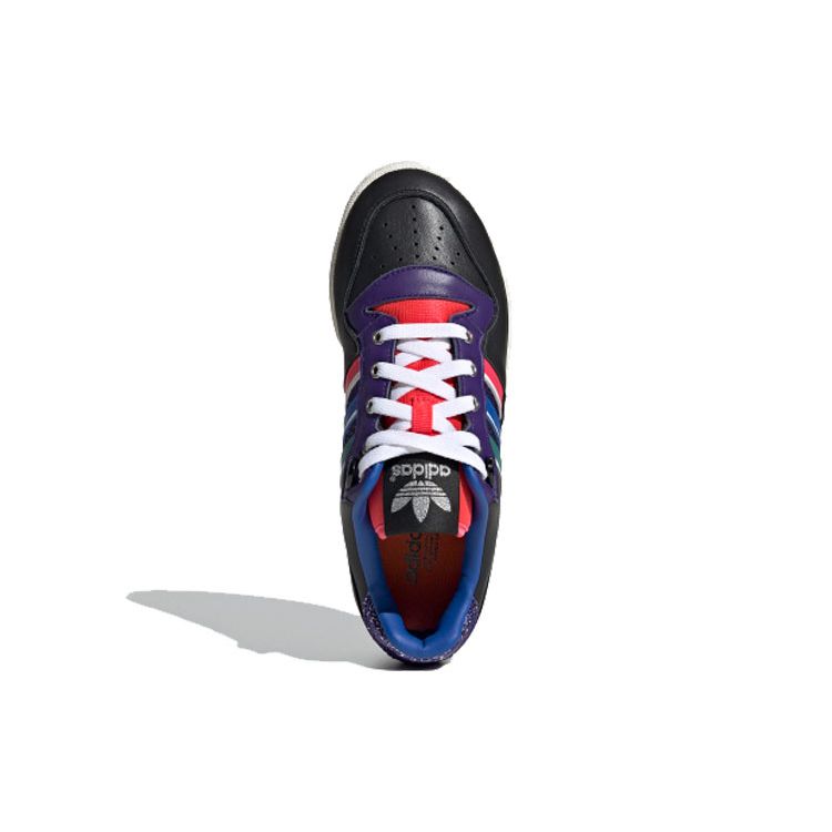 Adidas Originals Rivalry Low Slip Resistant Lightweight Low Top Skate Shoes Women Sneaker Black Purple Red FW9618