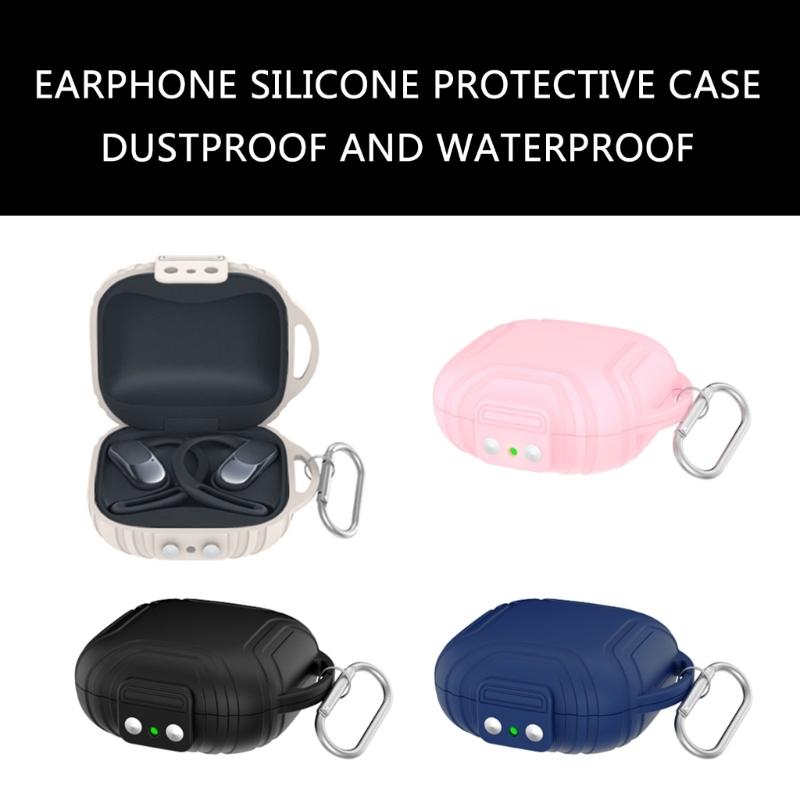 Silicone Carrying Case Shockproof Silicone Earphone Cover Protective Silicone Sleeve Earbud Case for OpenFit Air T511