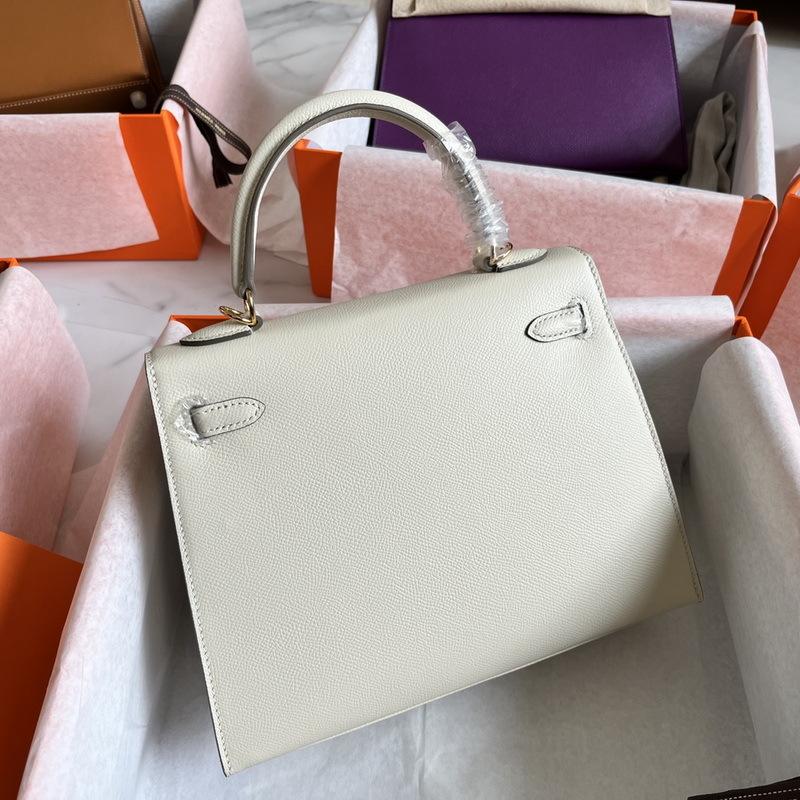2025 New Style Top Layer Handheld Leather 25cm Outer Strap Epsom Single Handle Tote Bag Women's Bag