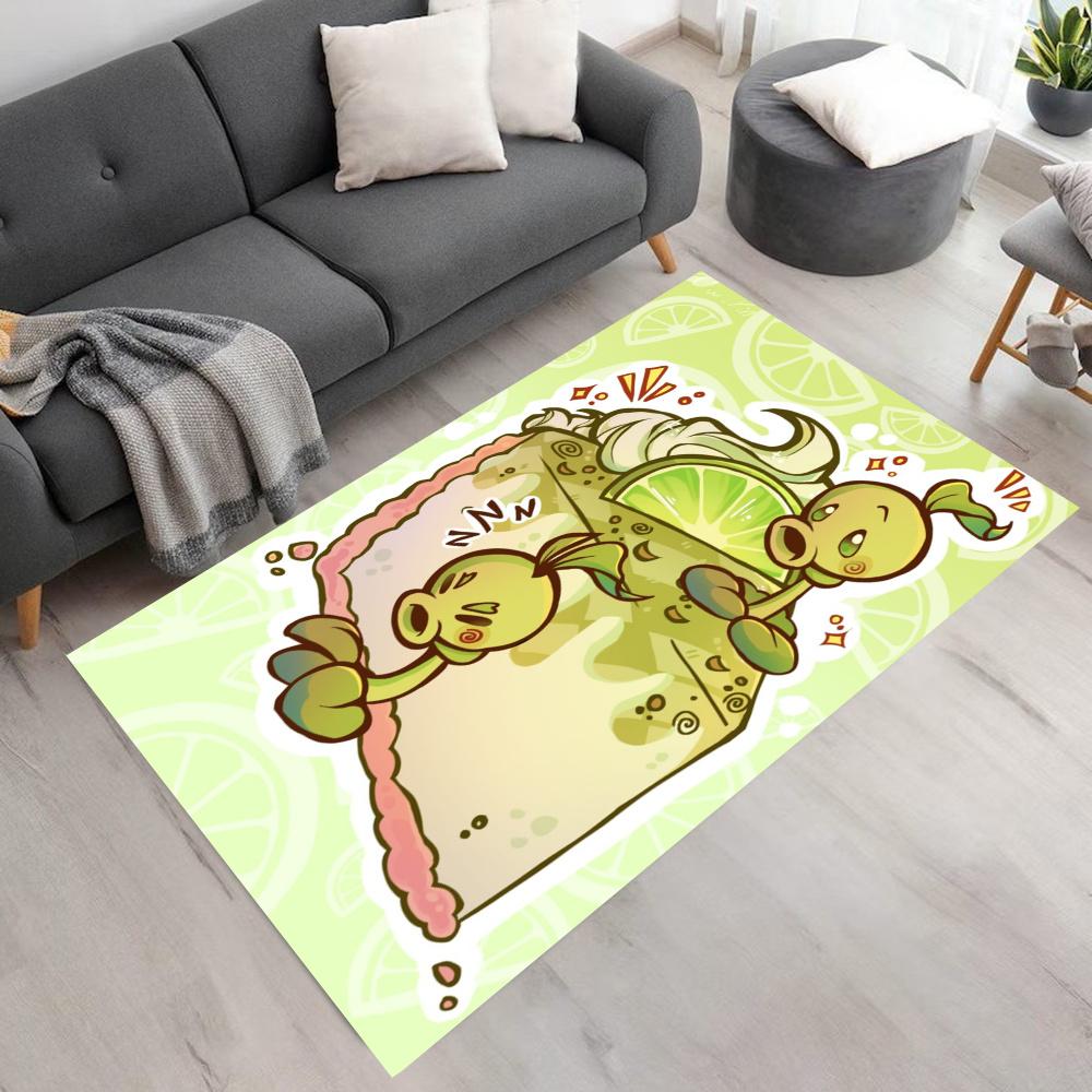 Plants Vs Zombies Carpet Perfect For Game Room Kitchen Balcony Bedrooms Antislip Carpet Anime Office Decor