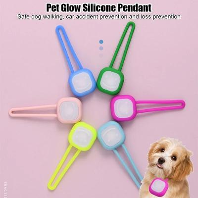 Collare per cani a LED con ciondolo luminoso, sicurezza notturna, anti-smarrimento, collana luminosa, decorazione luminosa per cani, luce notturna