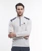 EXTRASPORTY Shoulder Confidence Men'S Color Block Long Sleeve Zip-Up T-Shirt 4 Colors