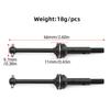 1/10 Scale Remote Control Car CVD Drive Shafts Metal Upgrades Parts for 4-TEC Replacement Modification Supplies