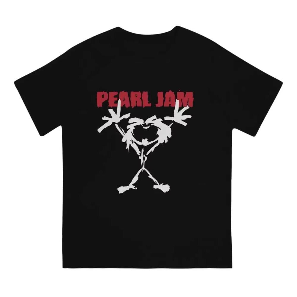 2024 Summer Tops T Shirt Original Streetwear New Trend Pear Jam Band Man TShirt Album Music Individuality